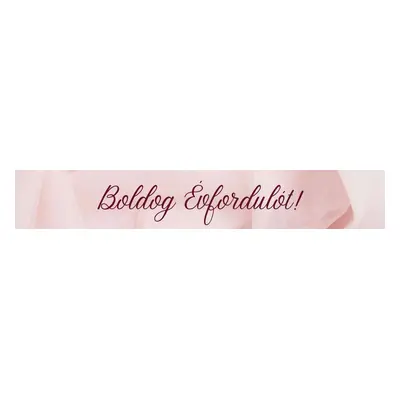 Nyakláncos díszdoboz ajándékkártyával - Boldog évfordulót!