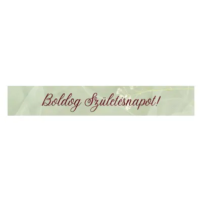 Nyakláncos díszdoboz ajándékkártyával - Boldog Születésnapot