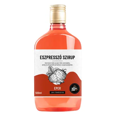 Eszpresszó szirup Eper - 500 ml