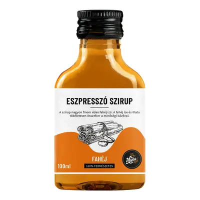 ESZPRESSZÓ SZIRUP FAHÉJ - 100 ml