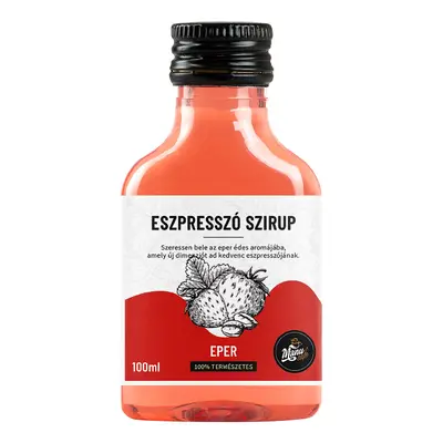 Eszpresszó szirup Eper - 100 ml