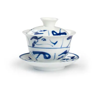 Gaiwan - porcelán bögre díszítéssel - 140ml