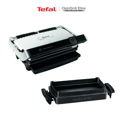 Akciós termékszett Tefal Optigrill+ Elite XL GC760D30 + XA727810