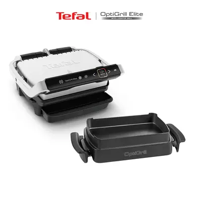 Akciós termékszett Tefal Optigrill+ Elite GC750D30 + XA725870