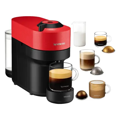 Kapszulás kávéfőző Krups Nespresso Vertuo Pop XN920510 piros