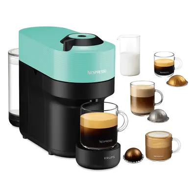 Kapszulás kávéfőző Krups Nespresso Vertuo Pop XN920410 menta