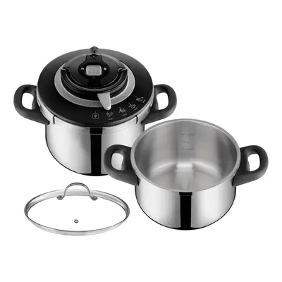 Kuktakészlet Tefal Clipso+ CHEF P4552030 Rozsdamentes/Fekete 6 és 4,5 Kuktakészlet Tefal Clipso