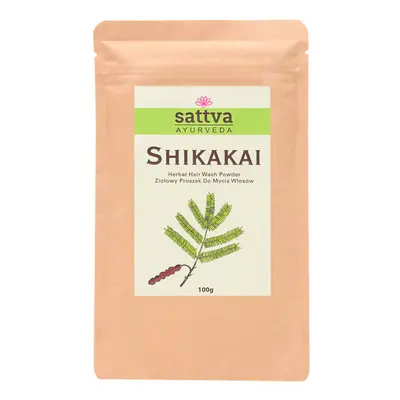 Gyógynövényes hajmosó por - Shikakai 100g - Sattva Ayurveda