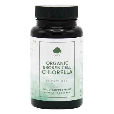 Chlorella Alga (törött sejtfalú és organikus) kapszula - G&G