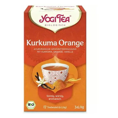 Kurkuma narancs bio tea - Yogi Tea