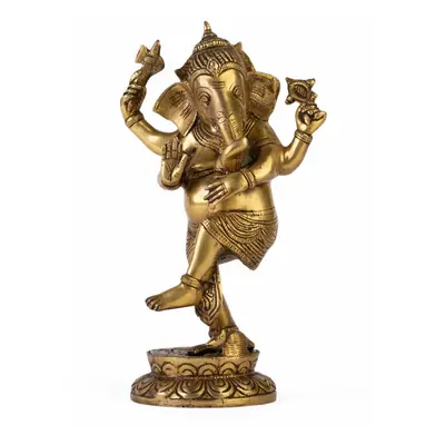 Táncoló Ganesha réz szobor, kb. cm - Bodhi