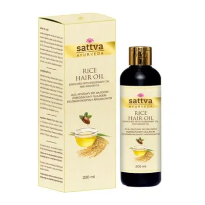 Rizs hajolaj rozmaringgal és argánnal 200ml - Sattva Ayurveda