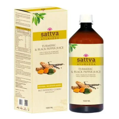 Kurkuma és Feketebors Juice 1l - Sattva Ayurveda