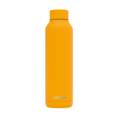 Hőtartó fémkulacs Solid Amber yellow 630ml - Quokka