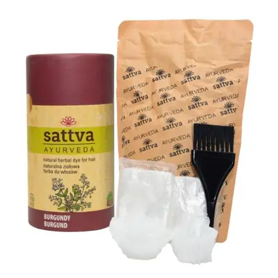 Henna - Természetes növényi hajfesték - Burgundy 150g - Sattva Ayurveda