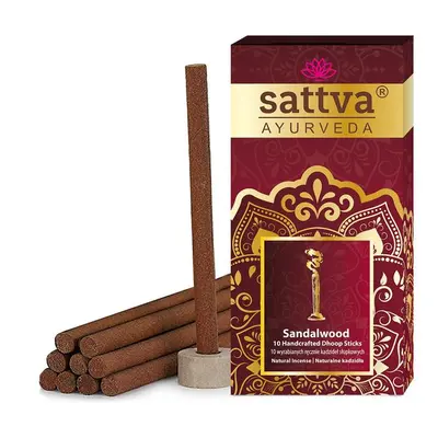 Füstölőrudak 10db - Szantál 20g - Sattva Ayurveda