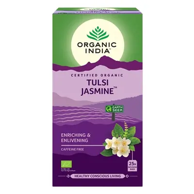 Tulsi JASMINE Jázmin, filteres bio tea, filter - Organic India