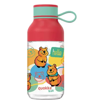 BPA mentes műanyag kulacs pánttal ICE KIDS Happy 430ml - Quokka