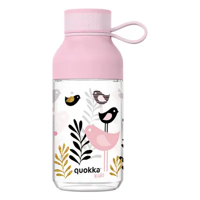 BPA mentes műanyag kulacs pánttal ICE KIDS Birds 430ml - Quokka