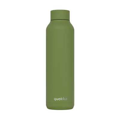 Hőtartó fémkulacs SOLID Olive green fémkulacs 630ml - Quokka