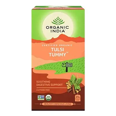 Tulsi TUMMY, filteres bio tea, filter - Organic India