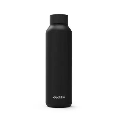 Hőtartó fémkulacs SOLID Jet black fémkulacs 630ml - Quokka