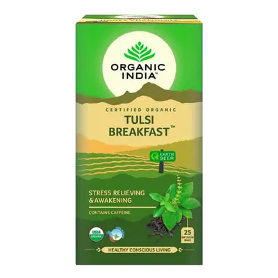 Tulsi BREAKFAST, filteres bio tea, filter - Organic India