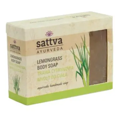 Ajurvédikus kézműves szappan - Citromfű 125g - Sattva Ayurveda