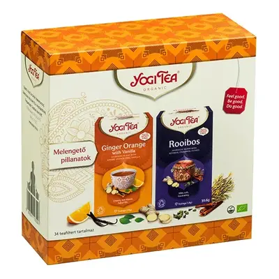 Melengető pillanatok szett - Gyömbér-Rooibos - Yogi Tea