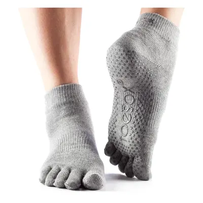 Jóga zokni - ToeSox Ankle Full-toe szürke