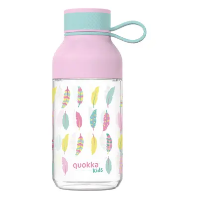 BPA mentes műanyag kulacs pánttal ICE KIDS Feathers 430ml - Quokka