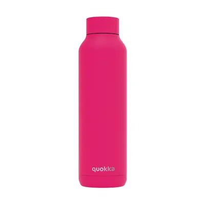 Hőtartó fémkulacs SOLID Raspberry Pink fémkulacs 630ml - Quokka