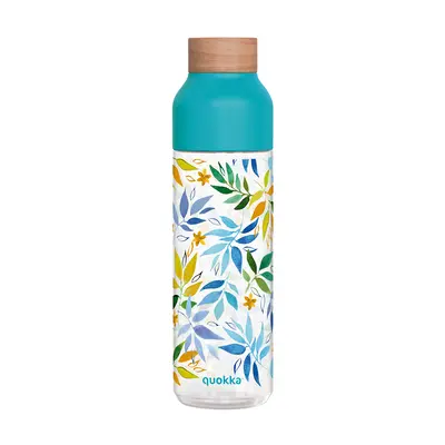 BPA mentes műanyag kulacs ICE Watercolor Leaves 840ml - Quokka