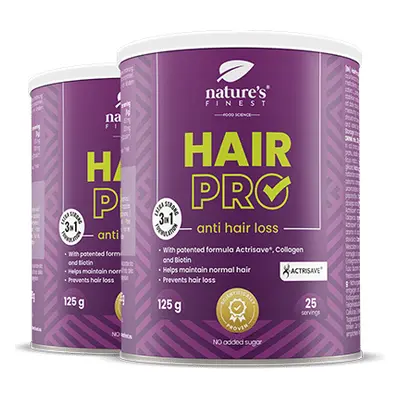 Hair Pro 1+1 | Hajhullás elleni megelőzés | Erősíti a hajhagymákat | Megakadályozza a hajhullást