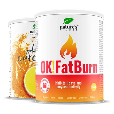 Golden Curcuma Latte + OK!Fatburn | 50% Kedvezmény | Fogyás | Fatburner | Zsír- és szénhidrát en