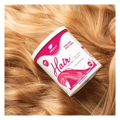 Hair Vitamins | Ajándék | Kollagén hajra | Biotin, kollagén, MSM, C-vitamin | Serkenti a hajnöve