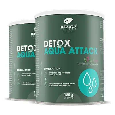 Detox Aqua Attack 1+1 | Méregtelenítő , Fogyókúrás | Csökkenti a Vízvisszatartást | Cactinea™ Fo