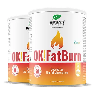 OK!FatBurn 1+1 | Fogyás | Szénhidrát- és zsírégető | L-Tirozin L-Karnitin | Klinikai tanulmányok