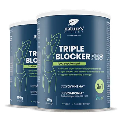 Triple Blocker Pro 1+1 | Szénhidrát blokkoló | Cukor blokkoló | Zsírégető | Gymnema sylvestre | 