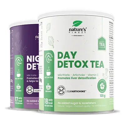 INNER CLEANSE | Day Detox tea + Night Detox Tea | Májvédő | Emésztés | Fogyás