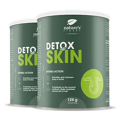 Detox Skin 1+1 | 2 az 1-ben Szépségformula | Tisztítja a testet | Csökkenti a ráncokat | Hialuro