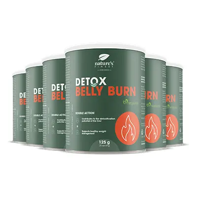 100% Belly Burn + DETOX | 6-es csomag | Bio | Legjobb fogyasztó ital | vegán fogyókúrás termék |