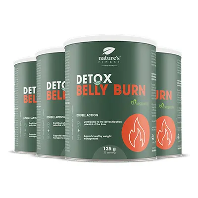 100% Belly Burn + DETOX | 4-es csomag | Bio | Legjobb fogyasztó ital | vegán fogyókúrás termék |