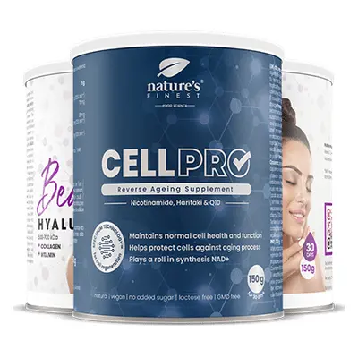 Cell Pro | Anti-aging kiegészítő | Ital vagy turmix | Nikotinamid | B3-vitamin | Cink-gluconát |