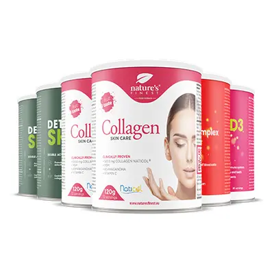 Collagen SkinCare | 1+1 Ajándék | Tengeri Kollagén Kiegészítő | Peptidek | Csökkenti a Ráncokat 