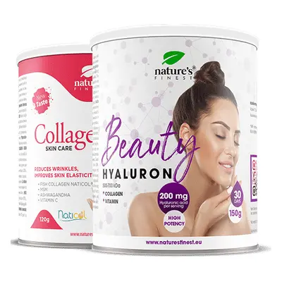 Beauty Hyaluron + Collagen bőrápolás | 50% kedvezmény | hialuronsav | ránc elleni italok | egész