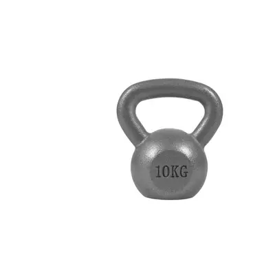 Gorilla Sports Kettlebell öntöttvas súlyzó 10 kg szürke