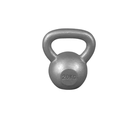 Gorilla Sports Kettlebell öntöttvas súlyzó szürke 20 kg