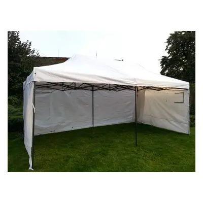 Tradgard Kerti pavilon DELUXE 3 x 6 m krémes + oldalfal