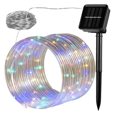 VOLTRONIC® Napelemes fényfüzér 100 LED Színes